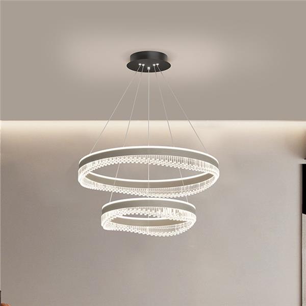 北欧后现代吊灯120-T626-2环